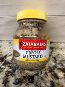 Zatarain's Creole Mustard 5.25 oz New Orleans Coarse Stone-ground