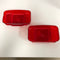 Pair of Bargman Tail Light Replacement Lens Camper RV Travel Trailer Pop Up