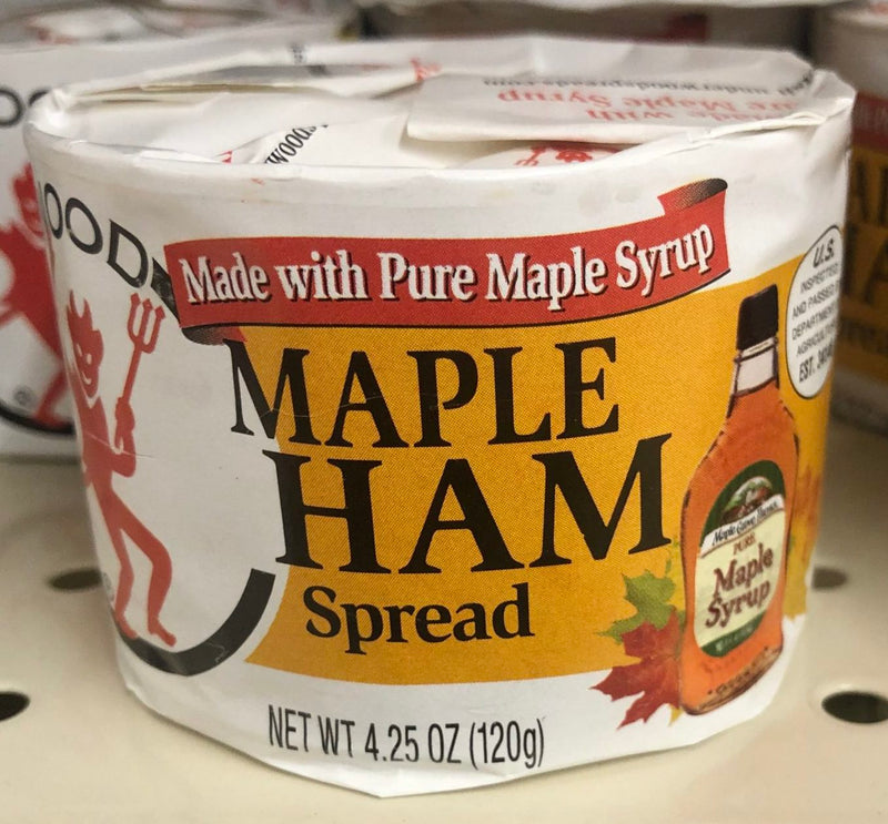 Underwood Deviled Maple Syrup Ham Spread 4.25 oz. Can Sandwich Egg