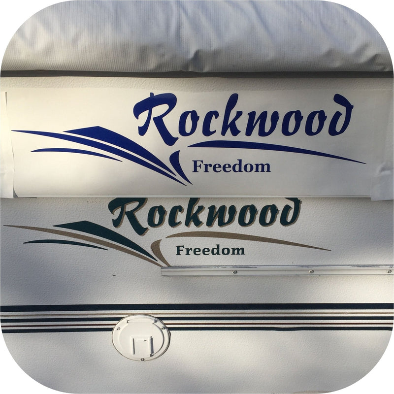 Decals for Rockwood Freedom Pop Up Camper Travel Trailer Stickers 1610 1910 2280-0