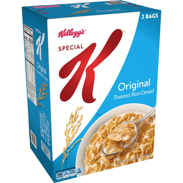 Kellogg's Special K Original Breakfast Cereal 38 oz - 2 Bags