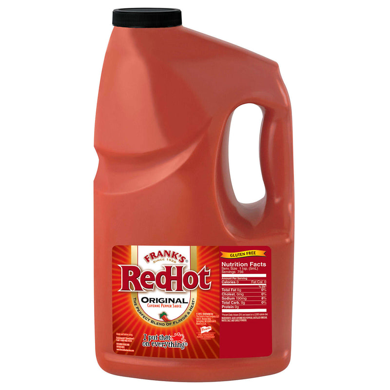 Frank's RedHot Original Cayenne Pepper Sauce 1 GALLON Chicken BBQ