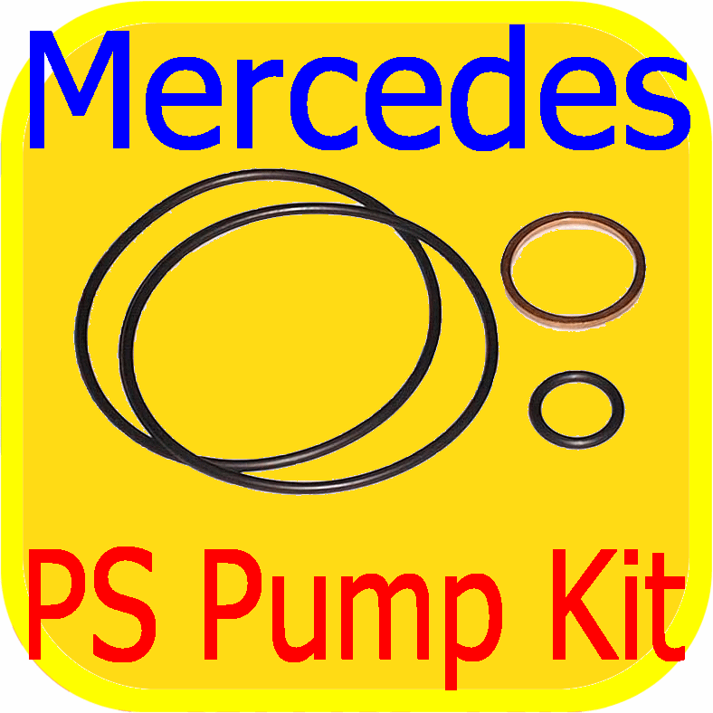 Power Steering Pump Kit Mercedes Benz 350 380 450 560 SL SLC 107