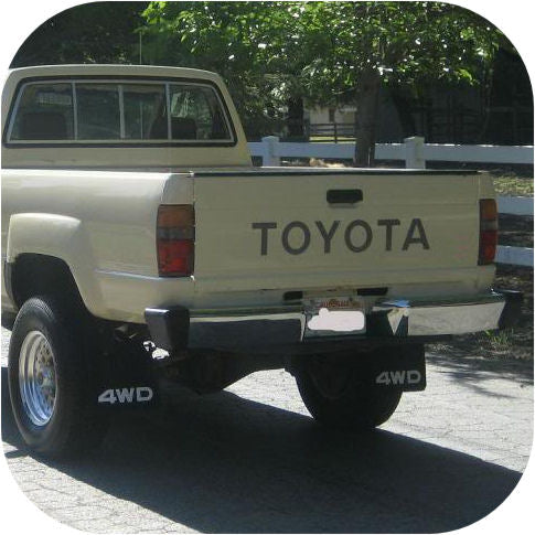 Toyota Pickup Truck Tailgate Letters Sticker RED Pickup Bed Vinyl Decal