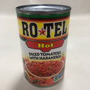 8 ROTEL Hot Diced Tomatoes with Habaneros Chilies 10 oz Cans FREE SHIP RO*TEL