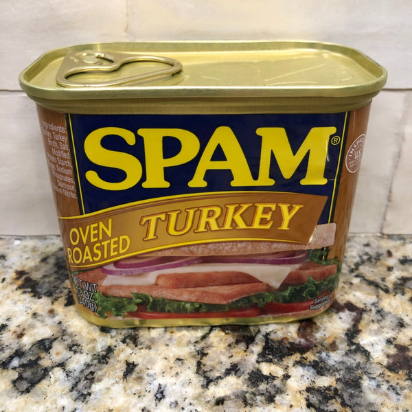 Spam Oven Roasted Turkey 12 oz Can Treet Lunch Meat Hormel spicy sandwich