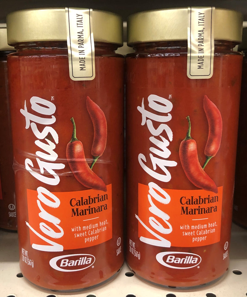 Barilla Vero Gusto Pasta Sauce Calabrian Marinara 2 Pack 40oz Stock True Taste