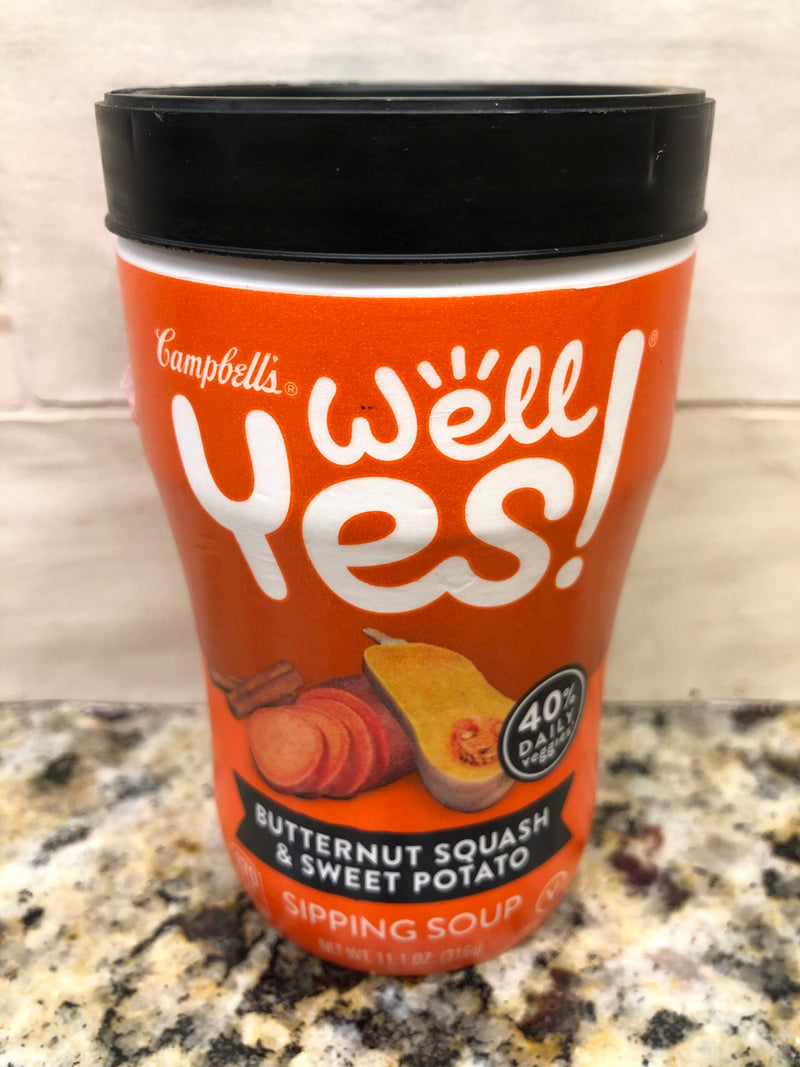 Campbell's Well Yes! Vegetable Soup Butternut Squash & Sweet Potato 11.1 Oz Cup