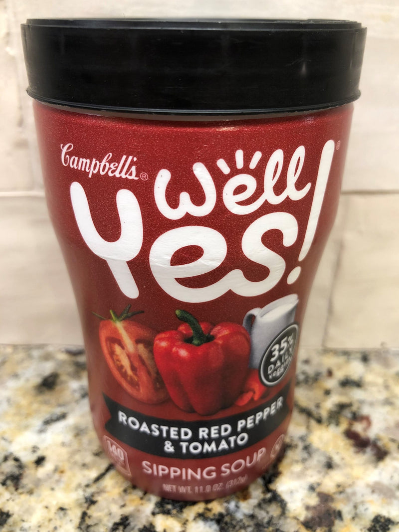 Campbell's Well Yes! Vegetable Soup Roasted Red Pepper & Tomato 11 Oz Cup