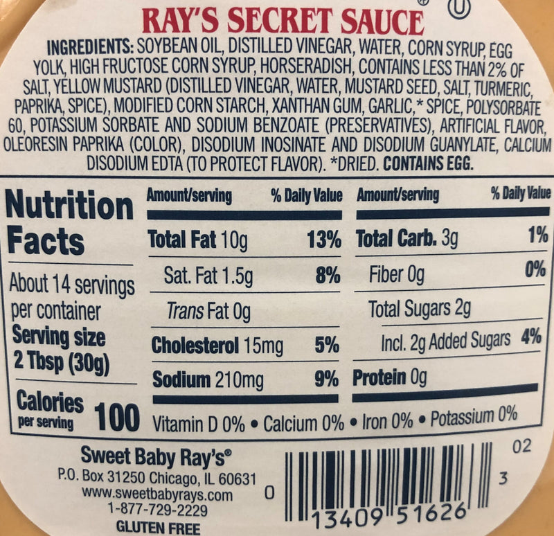 Sweet Baby Ray's Secret Dipping Sauce 3x14 oz Bottle Chicken Onion Fry