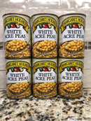 6 CANS Margaret Holmes Southern Style White Acre Peas 14.5 oz Can