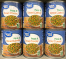 6 CANS Great Value Green Peas & Diced Carrots 8.5 oz Can Casserole Soup Pot Pie