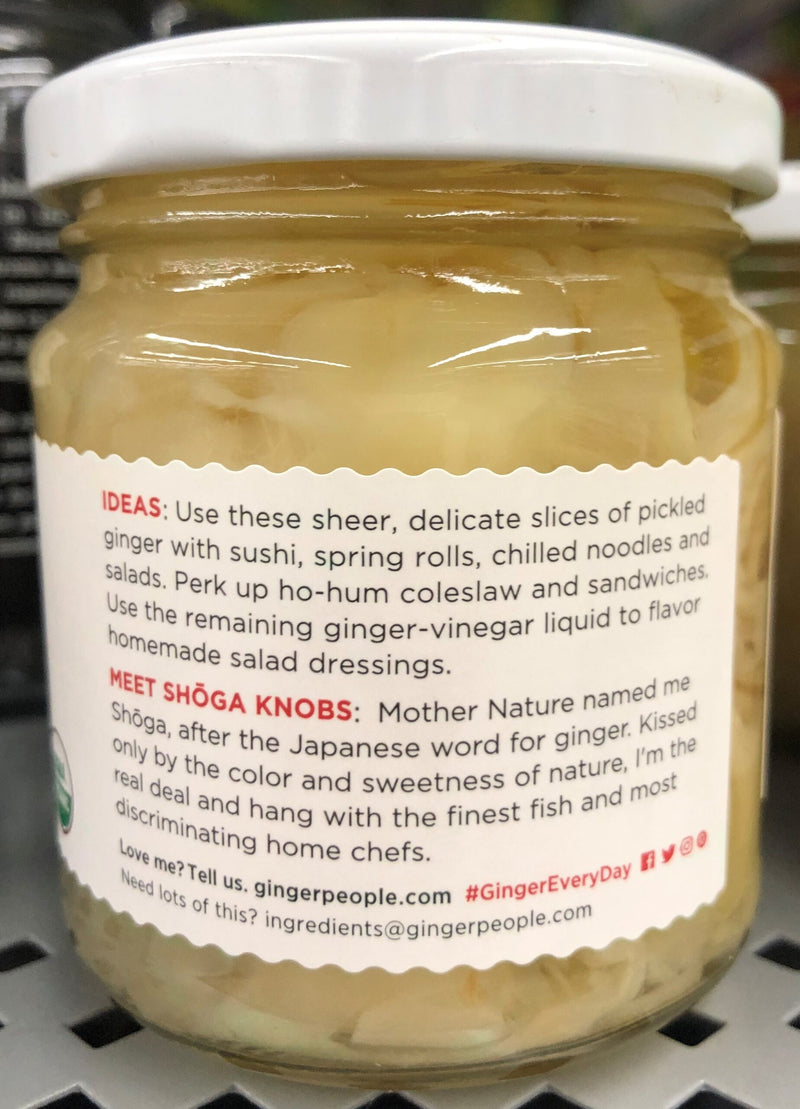 The Ginger People Organic Pickled Ginger 6.7 Oz Dip Rice Wasabi Sushi