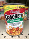 FOUR CANS Campbell's SpaghettiOs Pasta with Meatballs 15.6 oz Can Tomato Sauce