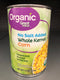 6 CANS Great Value Organic No Salt Added Whole Kernel Corn 15 oz Can Maize