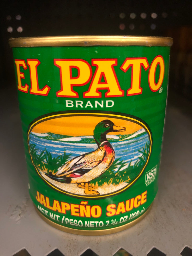 8 CANS El Pato Green Jalapeno Sauce 7.75 oz can Burrito Taco Mexican Salsa