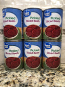 6 CANS Great Value Pickled Sliced Beets 15 oz Can Vegetable Salad