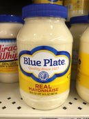 TWO JARS Blue Plate Real Mayonnaise 30 Oz Mayo Sandwich Spread Condiment