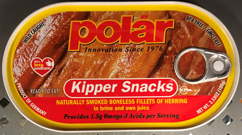 9 CANS MW Polar Smoked Boneless Herring Kipper Snacks 3.53 oz Tin Sardines Fish