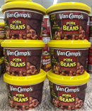 6 Cans VanCamp's Pork And Beans Heat And Eat 7.25 oz Microwavable