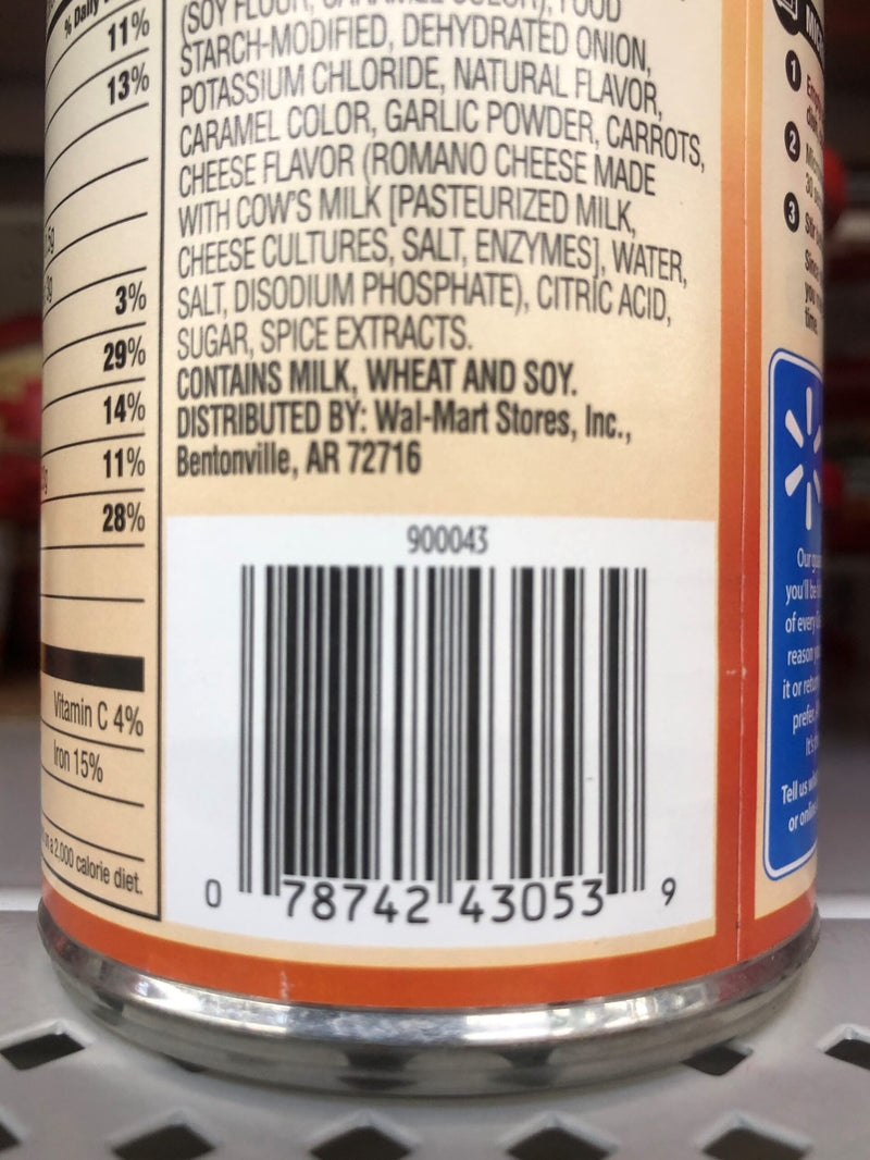 6 CANS Great Value Mini Beef Ravioli in Tomato and Meat Sauce 15 Oz Pasta