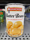 6 CANS Hanover Butter Beans 15.5 oz Can Large Limas in Sauce