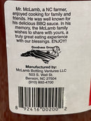 Vernon McLamb's Bar-B-Q Sauce 25 oz BBQ Pork Dip Ribs Chicken Benson NC