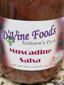 D'Vine Foods Nature's Pick Muscadine Salsa 16 oz Jar Tomato Relish NC