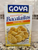 TWO BOXES Goya Bacalaitos Codfish Fritter Mix 4.5 Oz Box Fish Fry Flour