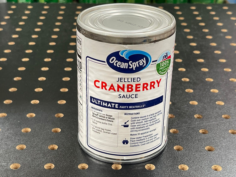 6 CANS Ocean Spray Jellied Cranberry Sauce 14 Oz Can Dressing Jelly turkey