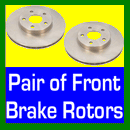 Front Disc Brake Rotors Chevy Cavalier Corsica Beretta