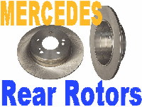 Rr Brake Rotors Mercedes 450 500 560 SEL SL 116 126 107