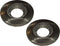 Front Disc Brake Rotors Porsche 911 3.2 84-89 PAIR