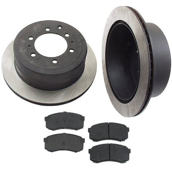 Rear Disc Brake Rotors & Pads Lexus LX450 FzJ80 95-97