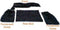 Deluxe Black Carpet Kit for Toyota Land Cruiser FJ40 73-78 Fender Covers Mat