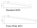 Running boards (pair) - checkerplate