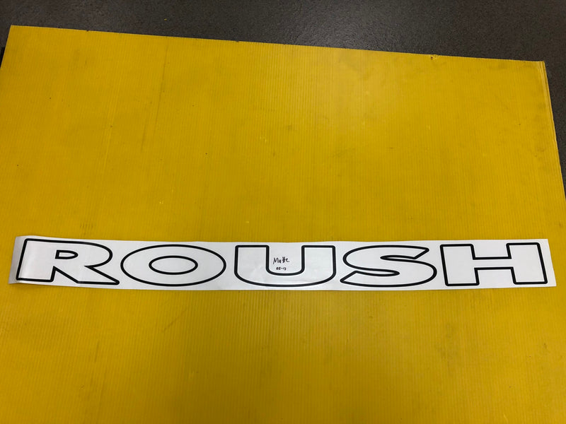 Roush (05-13) Windshield Banner Black