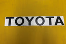 Charcoal TOYOTA Lettering Windshield Decal for Pickup Truck Sticker