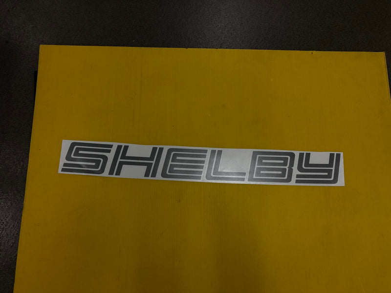 Charcoal Shelby Windshield Sticker Decal