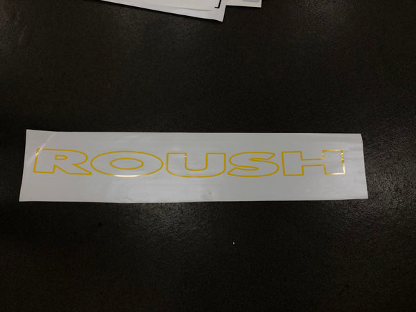 Roush (05-13) Windshield Banner Yellow