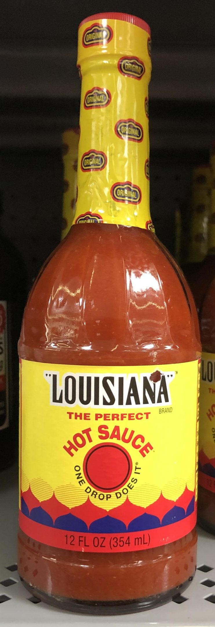 Louisiana One Drop Does It The Perfect Hot Sauce 12 oz Bottle Tabasco Chili Vinegar