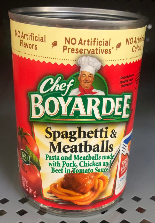 Chef Boyardee Spaghetti and Meatballs 15 oz Can Pasta Sauce