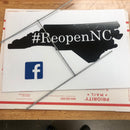 ReOpenNC Yard Sign