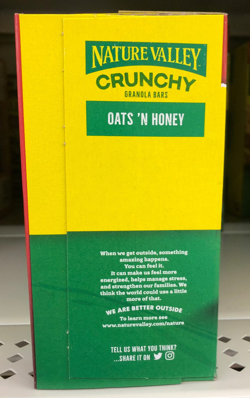 Nature Valley Granola Bar Crunchy Oats & Honey 24 Bars Ct pack