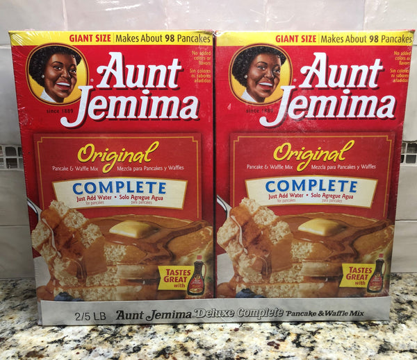 Aunt Jemima Waffle and Pancake Mix 2 pack/5 lbs. Breakfast Iron Syrup FREE SHIP