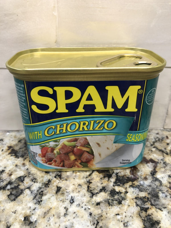 Spam with Chorizo Seasoning 12 oz. can Treet Lunch Meat Ham spicy pork sausage