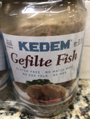 Two 24 oz Jars of Kedem Israeli Style Gefilte Fish Passover Shabbat Ashkenazi