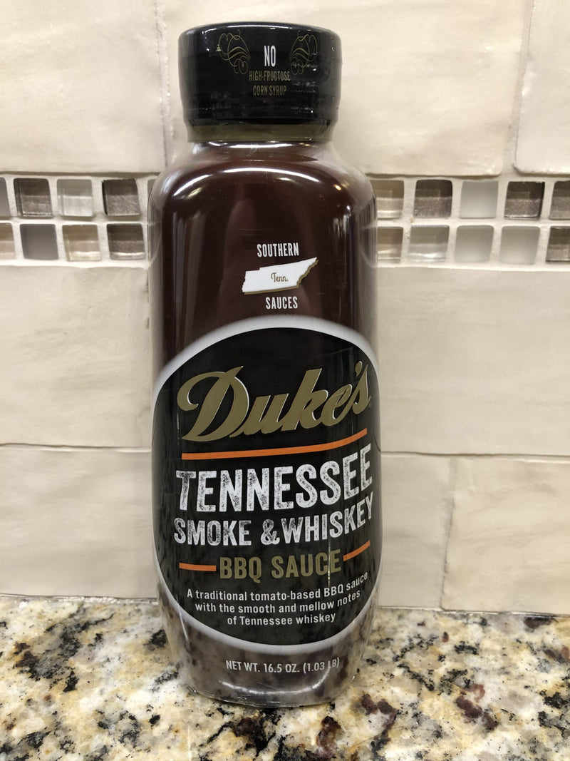 Duke's Tennessee Smoke & Whiskey BBQ Sauce Barbecue 16.5 oz Bottle Mayo Pork Chicken