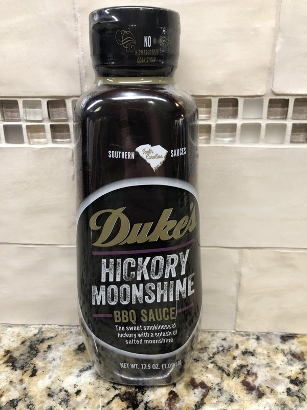 Duke's Hickory Moonshine BBQ Sauce Barbecue 17.5 oz Bottle Mayo Pork Chicken Beef