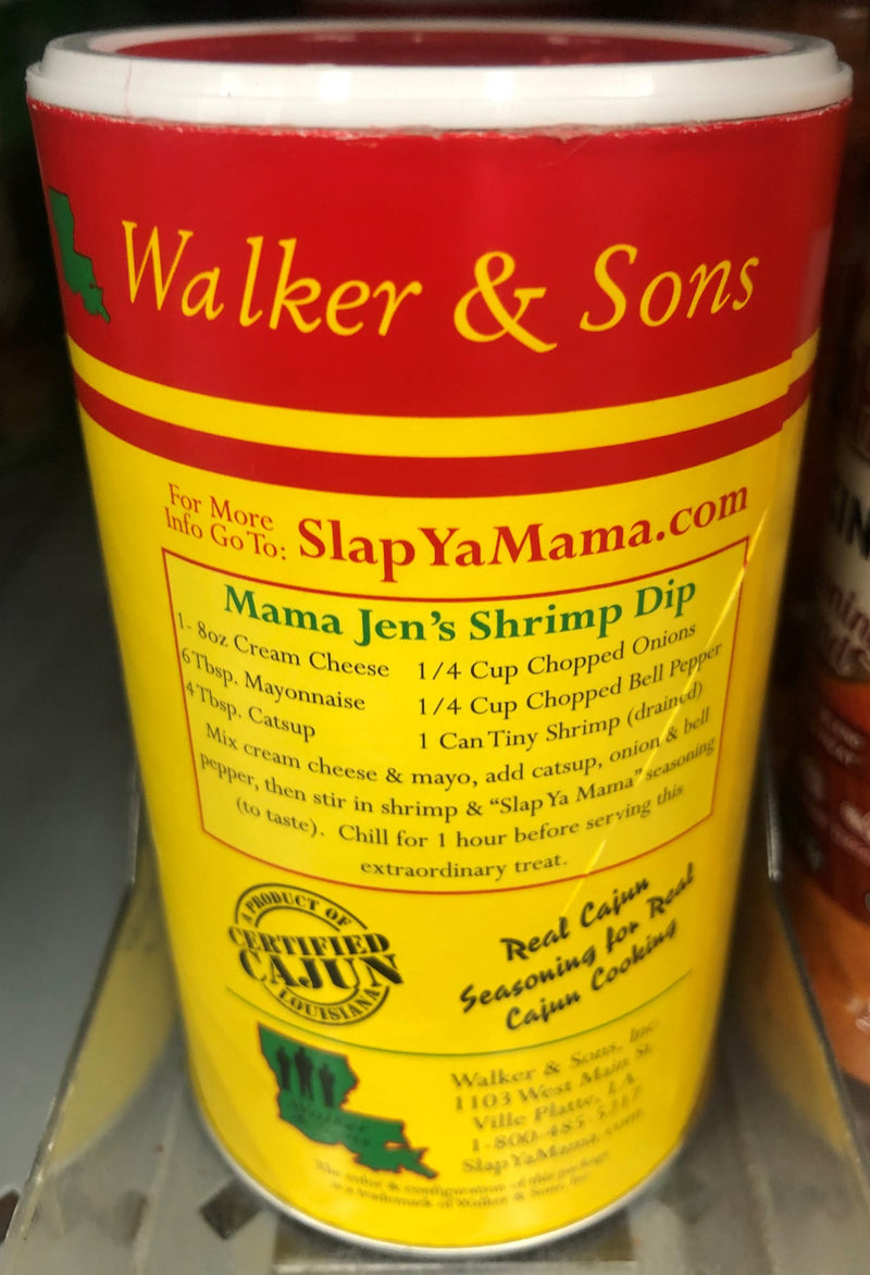 Slap Ya Mama Cajun Seasoning 8 oz shaker NO MSG fish beef chicken